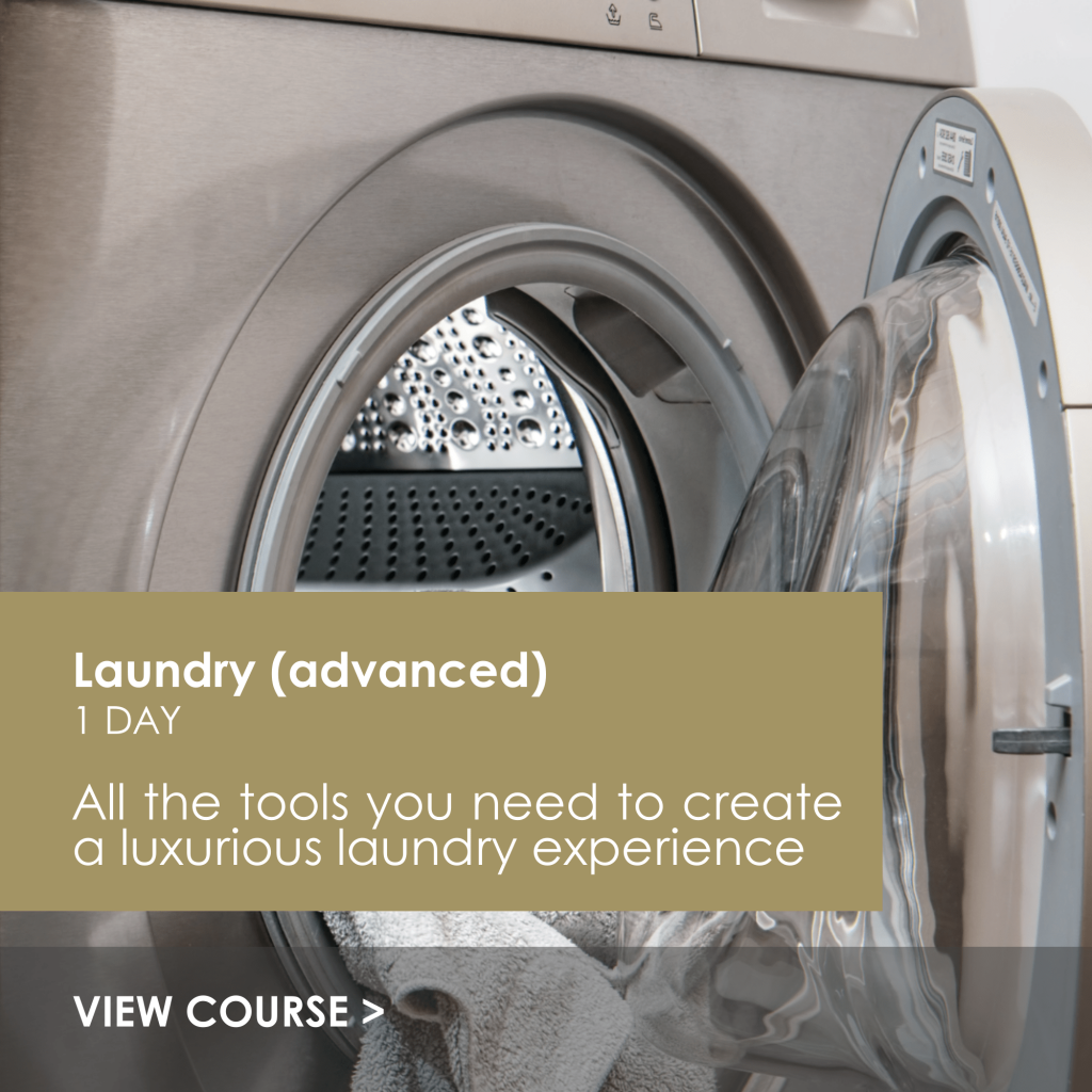 Luxury Hospitality | Hospitality Courses | Hospitality Training and leadership training | Laundry