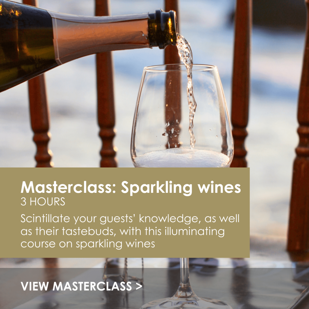 Luxury Hospitality courses | Masterclass Sparkling wines